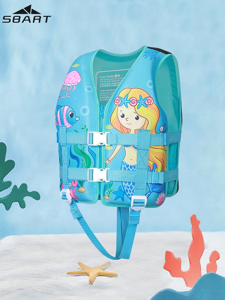 Sbart Children's High Buoyancy Outdoor Life Jacket for Beach and Rafting