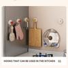 6PCS/3PCS/1PC Suction Cup Hook, No Punching, Reusable, Suitable for Home Storage Hooks