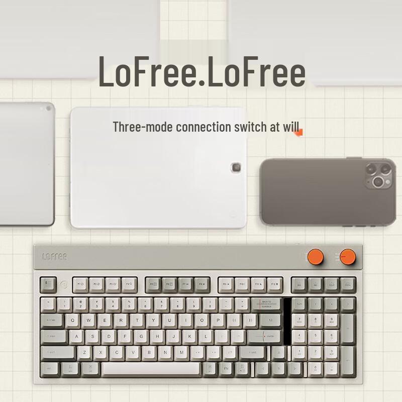 Lofree Xiao Fang 98-Key Gasket Tri-Mode Hot-Swappable Mechanical Keyboard