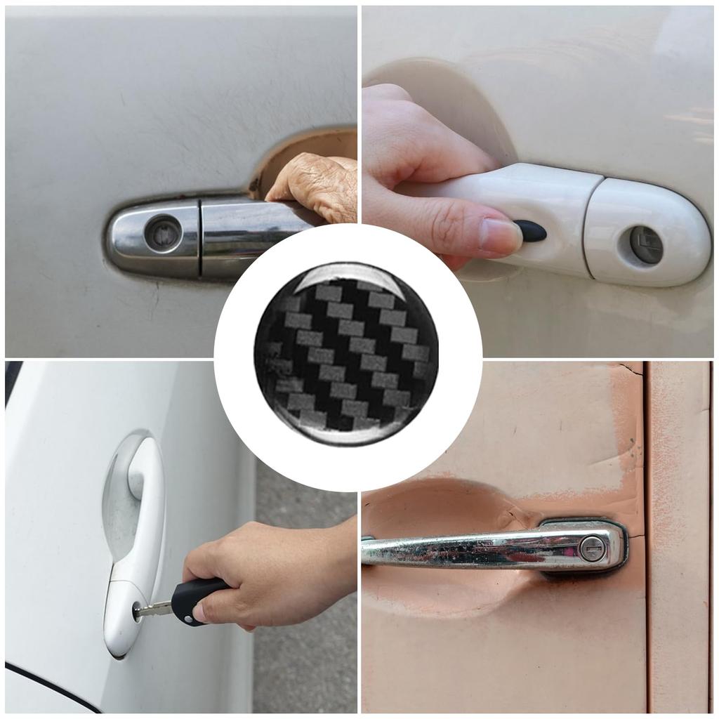 Set of 12 Car Lock Protection Stickers Door Lock Keyhole