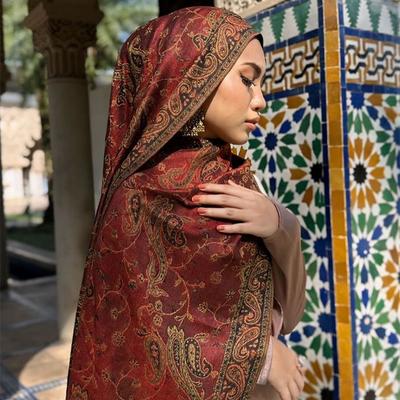 Paisley Pashmina Sjaal Sjaaltjes Dames Jacquard Cashew Print Sjaals Bloemen Randen Vrouwelijke Kwast Deken Omhulsels Etnische Sjaals