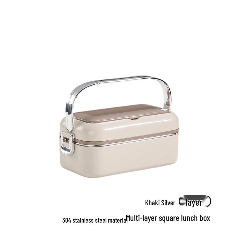 304 Stainless Steel Microwavable Lunch Box 1 Layer