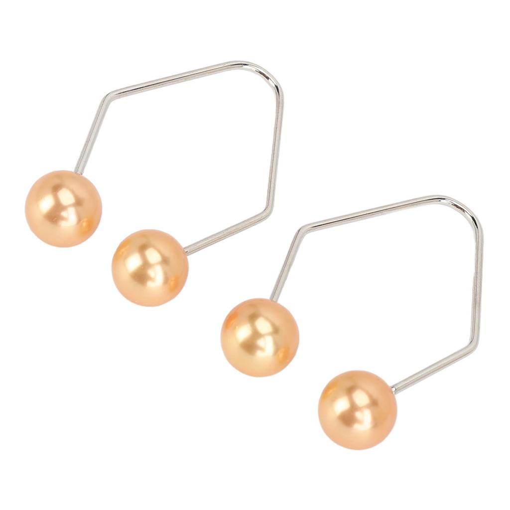 2 Pairs Dimple Maker Portable Easy To Wear Smile Beauty Dimple Exerciser for Cheek Face Orange