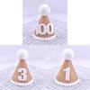 Childrens Birthday Party Decor Baby Milestone Hat With Number 2 For 2nd Year Celebration