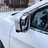 For Nissan Murano 2015-2024 Chrome Rearview Mirror Rain Eyebrow Cover