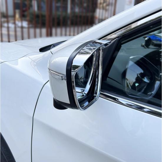 For Nissan Murano 2015-2024 Chrome Rearview Mirror Rain Eyebrow Cover