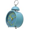 Ceas de masă - NeXtime - Sonerie simplă - Ø 16 cm - Metal - Turcoaz - Alarmă puternică