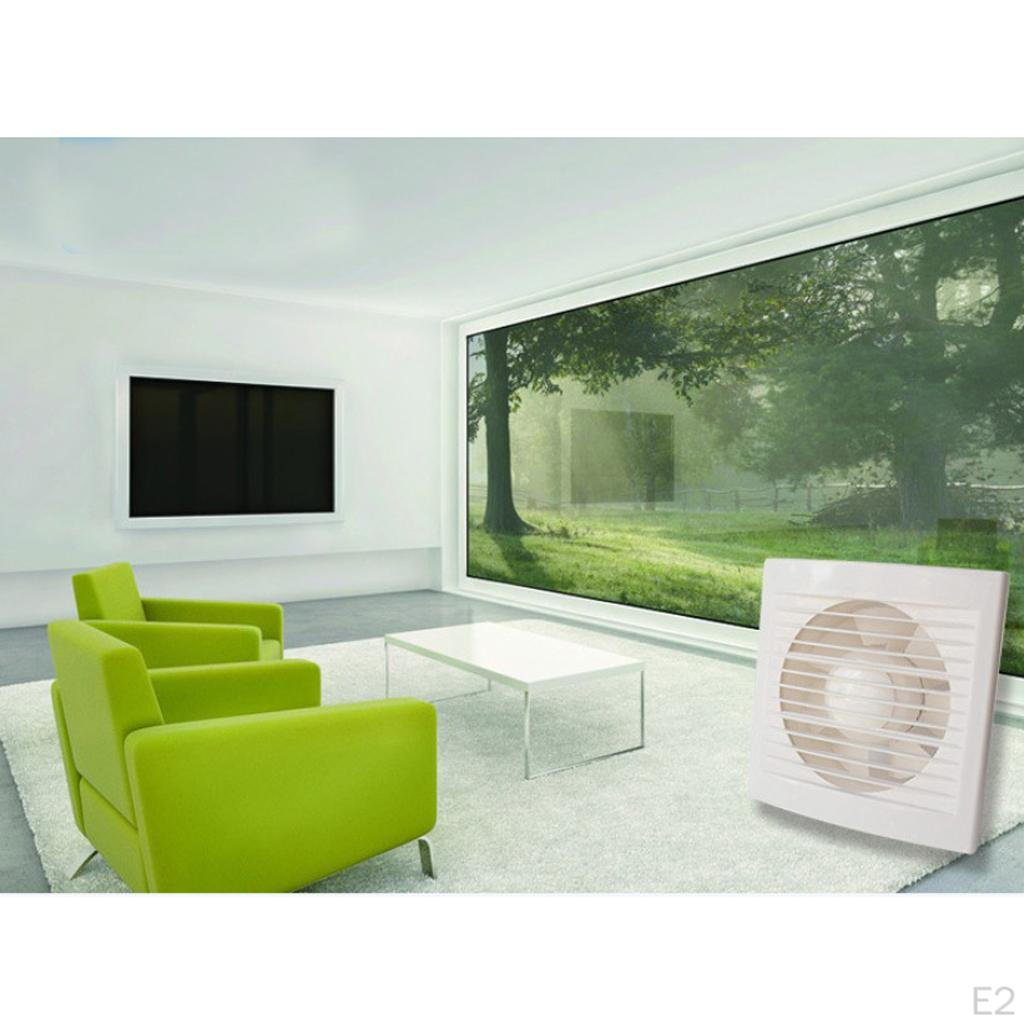 School HAVC -6inch Ventilation Extractor Exhaust Fan Blower- Kitchen Bathroom Window Ceiling Wall