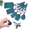 Leder Schlüsselanhänger Rindsleder Schlüsselanhänger Ausweishülle Schlüsselanhänger Ring Türschloss Clips Zugangskarten Tasche Haken Kartenhalter Zubehör