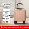 Spring Airlines 14-Zoll Leichter Handgepäckkoffer mit Universalrollen & Zahlenschloss - 20x30x40CM