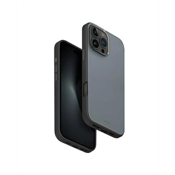 Uniq Etui Lyden Ds Iphone 16 Pro Max     6.9 Magclick Charging Niebiesko-Czarny/Washed Blue-Black