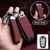 Zinc Alloy Leather Car Remote Key Case Cover For Ford Fusion Mustang Expedition F-450 F-350F150 Edge Explorer Mondeo Mk5 Focus