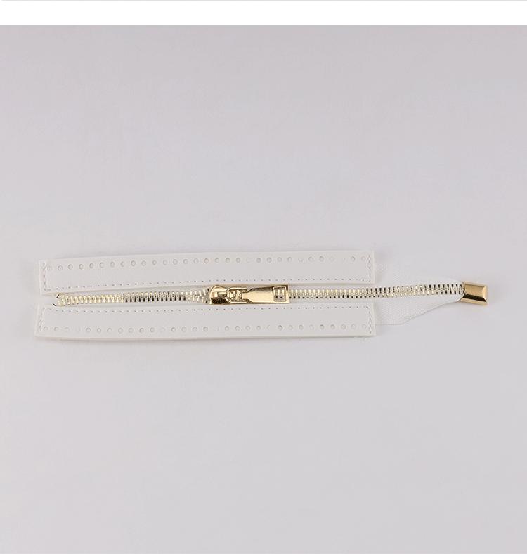 18cm Metal Teeth Zipper for DIY Handmade Bags - Coral Fleece Mesh Bag Accessories