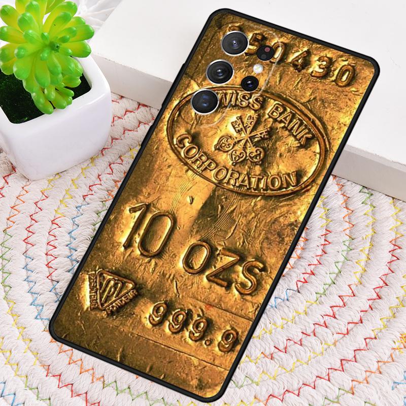 

Switzerland Fine Gold print TPU Phone Case For Samsung Galaxy note 10 pro S26 S25 S24 S23 S22 Ultra Plus S21 FE S20 Cover Galaxy S21 FE 5G
