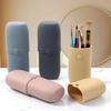 Silicone Makeup Brush Holder Anti-Fall Portable Makeup Brush Case Multifunctional Dust-proof Pen Holder Travel Essentials