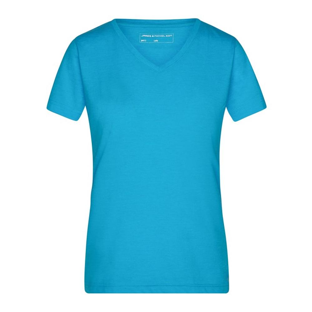 James and Nicholson Womens/Ladies V Neck T-Shirt