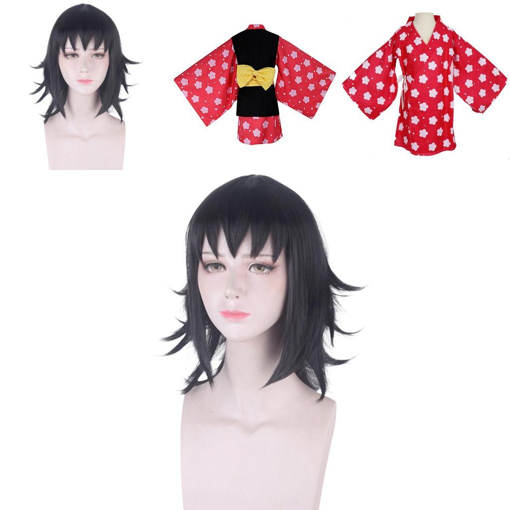 Slayer Demon Kimetsu No Yaiba Makomo Cosplay Costume Women Kimono Robes Suit