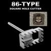 Slotting Square Hole Cutter Quick Cutting Hole Socket Sloter Square Socket Puncher  Hand Tools