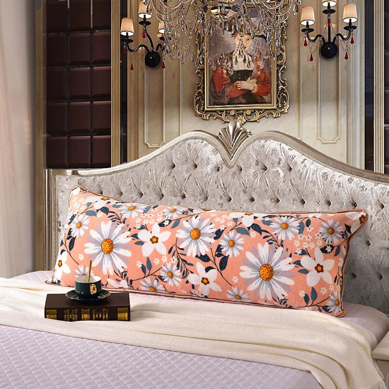 Warm Soft Comfortable Flannel Pillowcase Thicken Coral Fleece Queen King Twin Size Bed Pillow Case 48x180cm