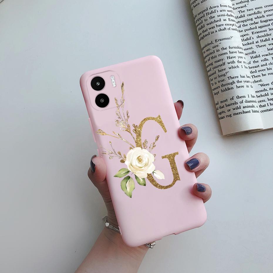 For Redmi A2 Plus Case Funda Cute Letter Soft Silicone Phone Case For Xiaomi Redmi A2 Plus Case Cover Bumper for Redmi A2+ Coque