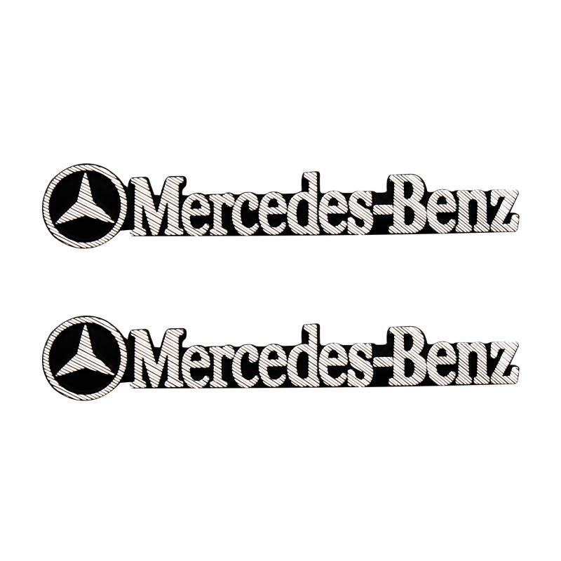 TEP3   For Mercedes Benz AMG W204 W203 W211 W212 W213 W205 W210 W201 W126 Aluminum Car Audio Decoration Sticker Badge Decal Accessories