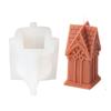 Halloween Silicone Moulds Mushroom House Candle Molds Scented Candle Molds Craft Supplies for Halloween Decorations