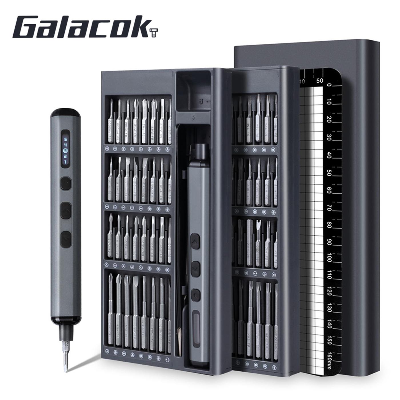 

Набор прецизионных электрических отверток 68 в 1 с 64 магнитными битами, 5 регулируемыми крутящими моментами, мини-электроинструментами для iPhone, часов, камеры, ПК