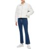 Calvin Klein Solid Color Quilted Lightweight Long Sleeve Down Jacket Women outerwear White J225424-YBI