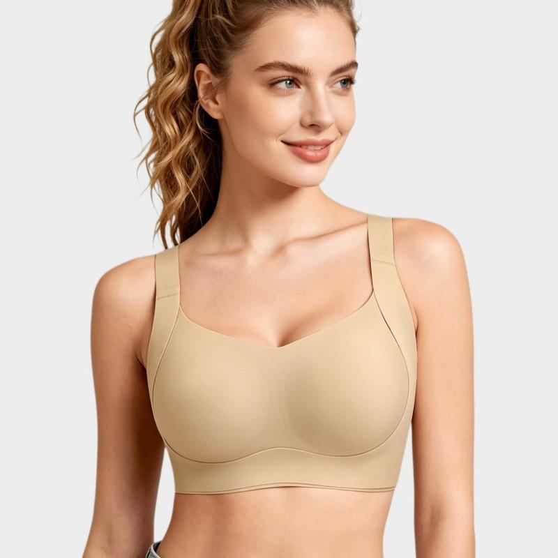 European Style Seamless Wireless Minimizer Bra for Large Bust Thin Lifting Anti-Sagging Support Intimates for Women