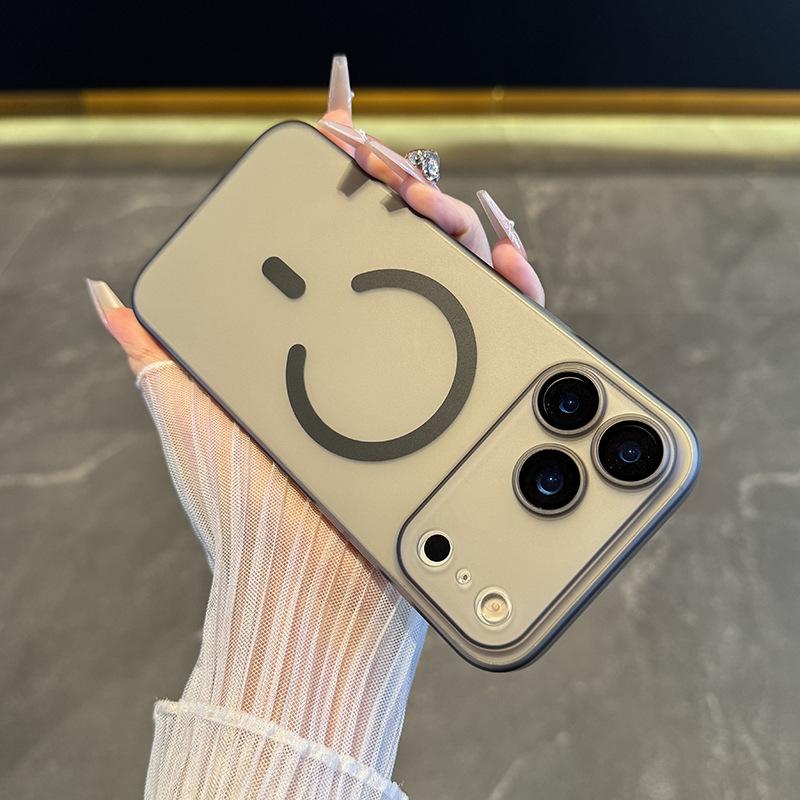 Applicable To iPhone17Pro Mobile Phone Case, New Magnetic Matte Apple 17Air Lens All-inclusive Anti-drop Protective Case