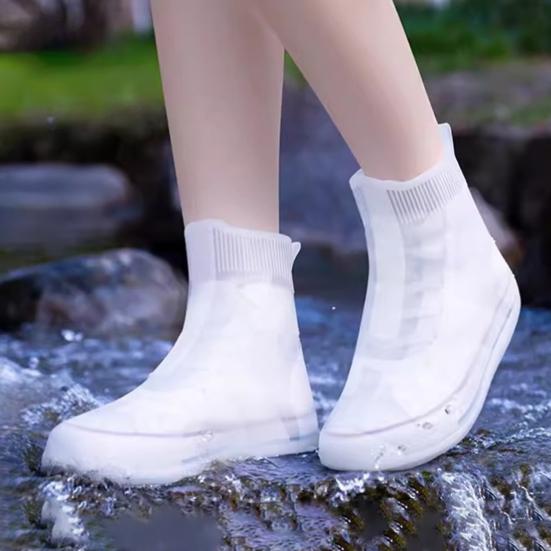 Waterproof Shoe Covers Anti Slip Rainproof Shoe Covers Reusable Rain Shoe Covers for Sneakers Women Men Outdoor Protection