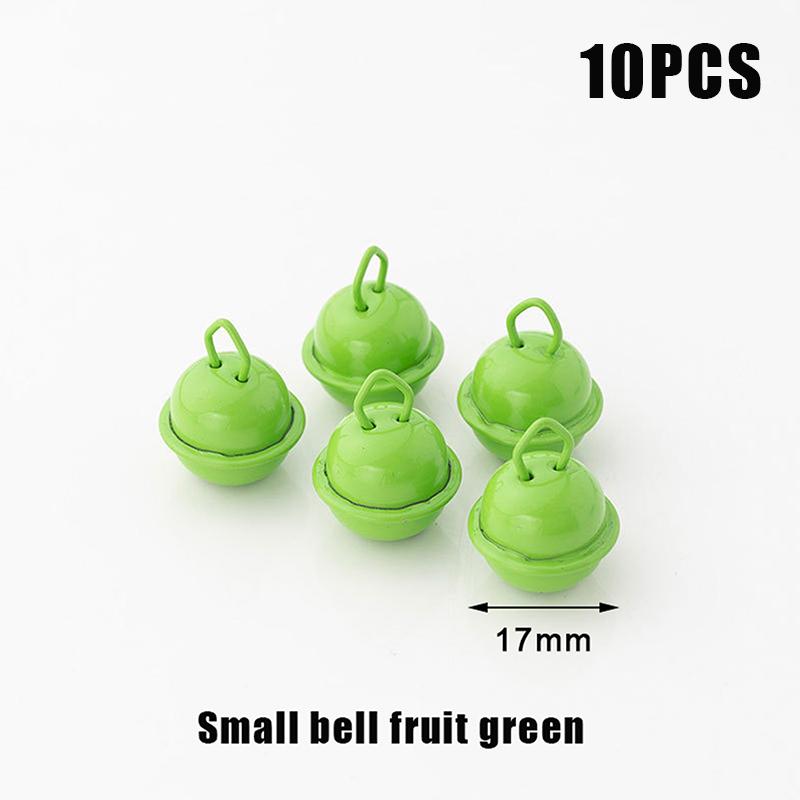 10 szt. 22 mm Kolorowe Malowane Dzwonki Jingle Metalowe Okrągłe Mini Dzwoneczki Ozdoby Dekoracje Wisiorki na Boże Narodzenie Rękodzieło DIY