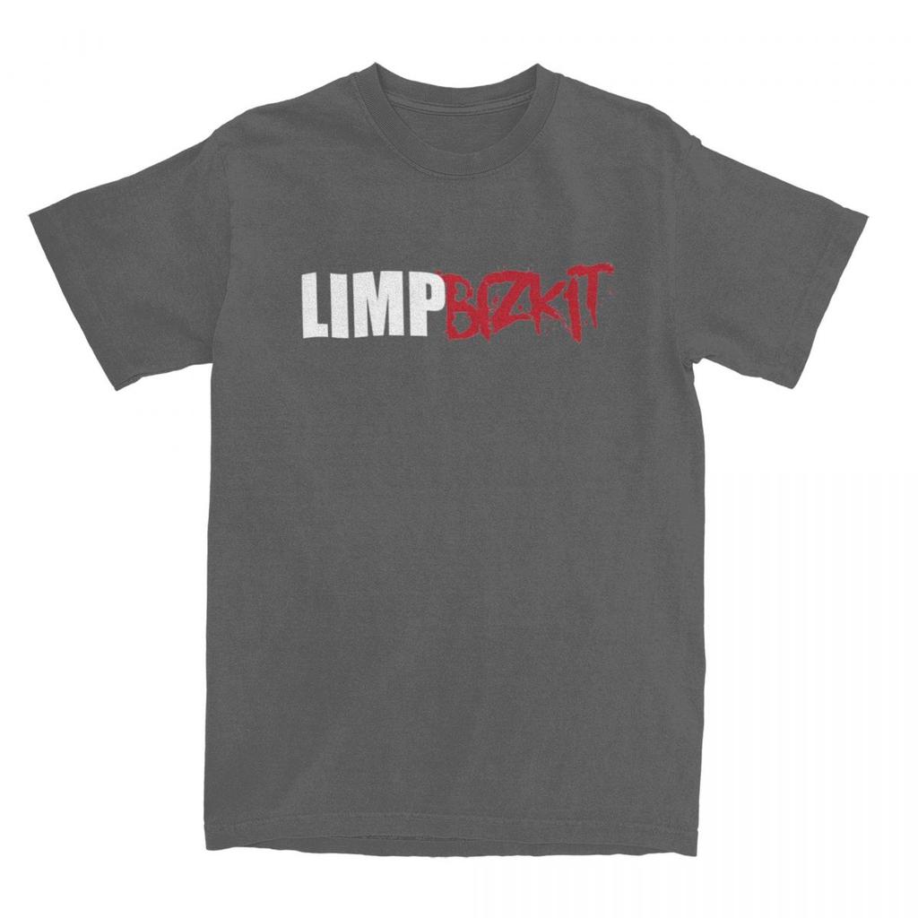 Limp Bizkit Band Logo Men T Shirt Funny Tees Short Sleeve Crewneck T-Shirt Pure Cotton Big Size Clothing