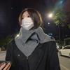 Korean Style Button Scarf Women Autumn And Winter Retro Warm Neck Collar Knitted Shawl Dual-Purpose Cold-Proof Scarf