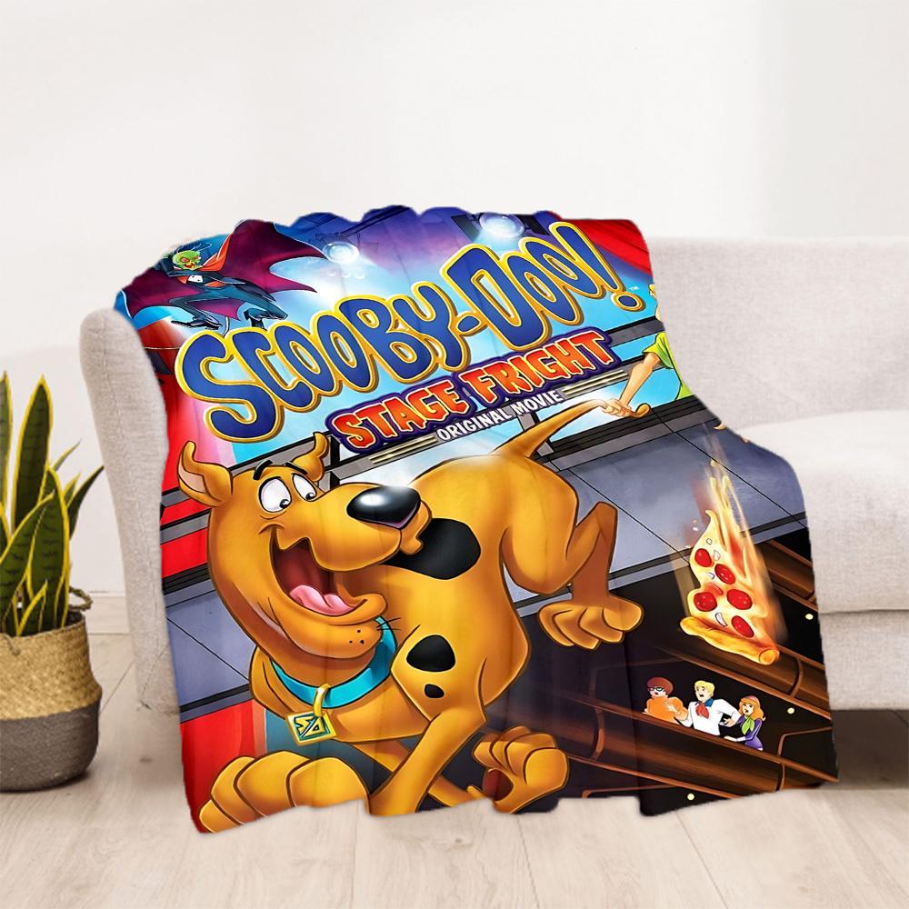 1 Stück Scooby-Doo Mystery Outdoor-Decke Leichtes Flanell, Weich & Warm, Ganzjahres, Outdoor, Camping, Wohnzimmer, Büro, L1106098