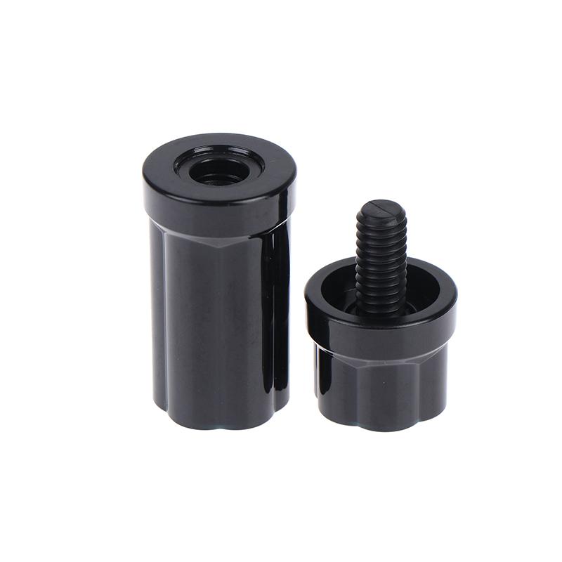 Dust Proof Billiard Pool Cue Bottom Cover Joint Protector Stain Resistant 1Pcs for Commercial Billiard Hall Public Use 18 Teeth Glossy
