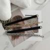 Fashion Casual Slim Fit Metal Waistband Waist Cummerbunds Golden Chain Belt Trouser Dress Belts