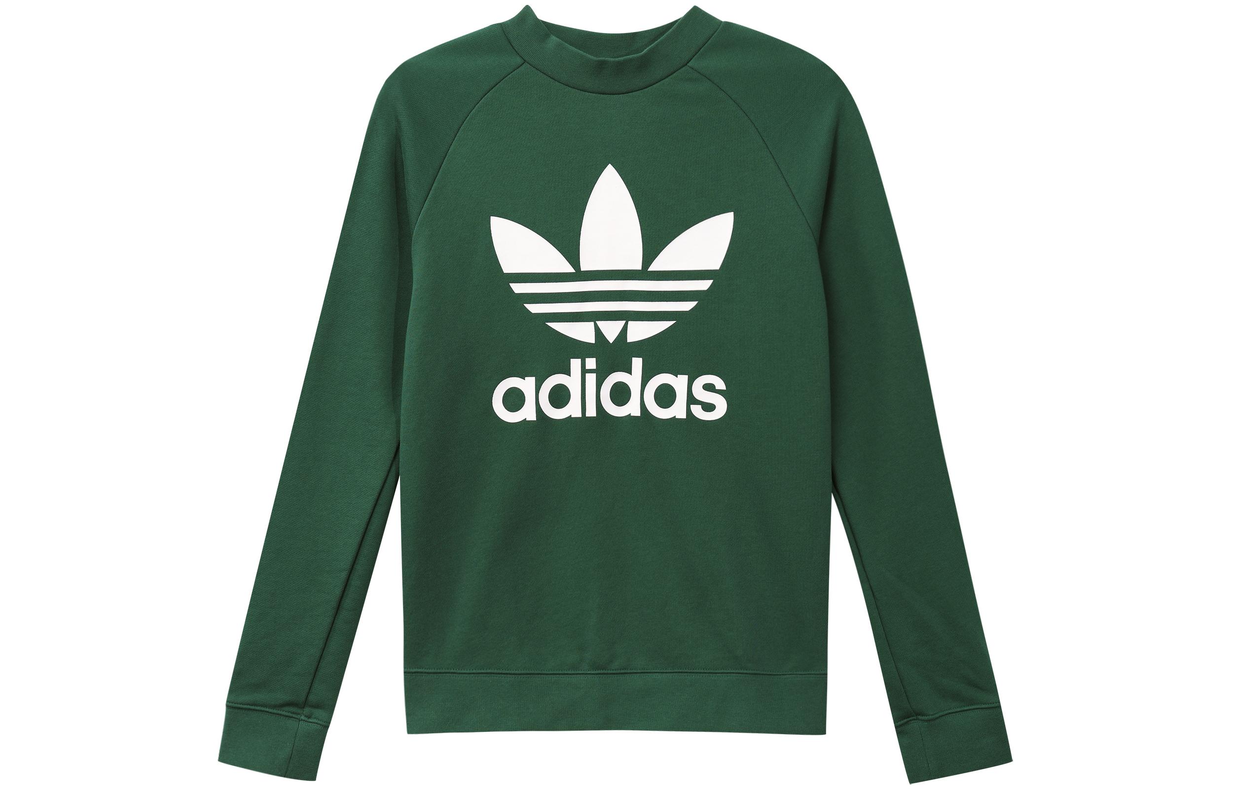 Adidas Originals Trefoil Sweatshirts Women s Crew Neck Moderate Regular DV2623 40
