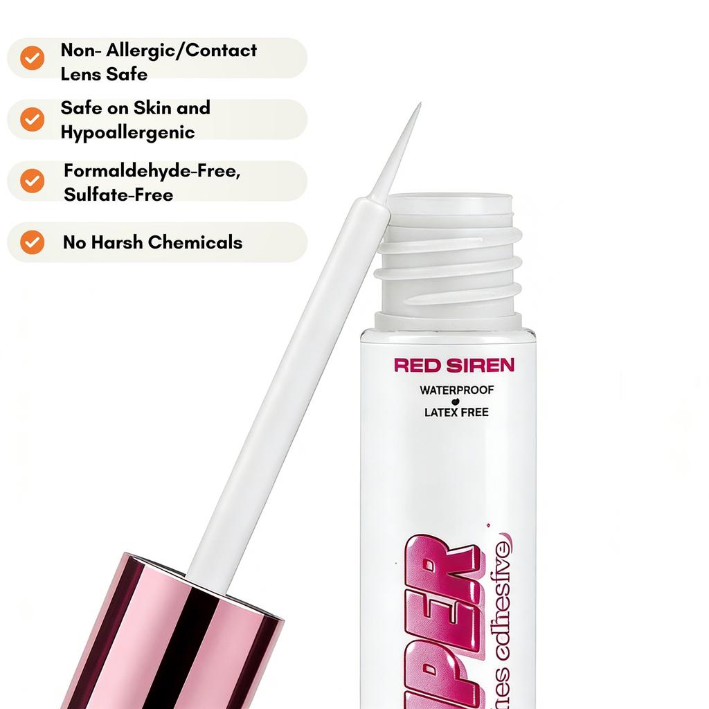 Clear Eyelash Glue Super Strong Hold Adhesive Waterproof Long Lasting False Lash Glue Makeup Tool