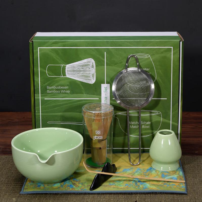 Japanese Ceramic Matcha Whisking Set