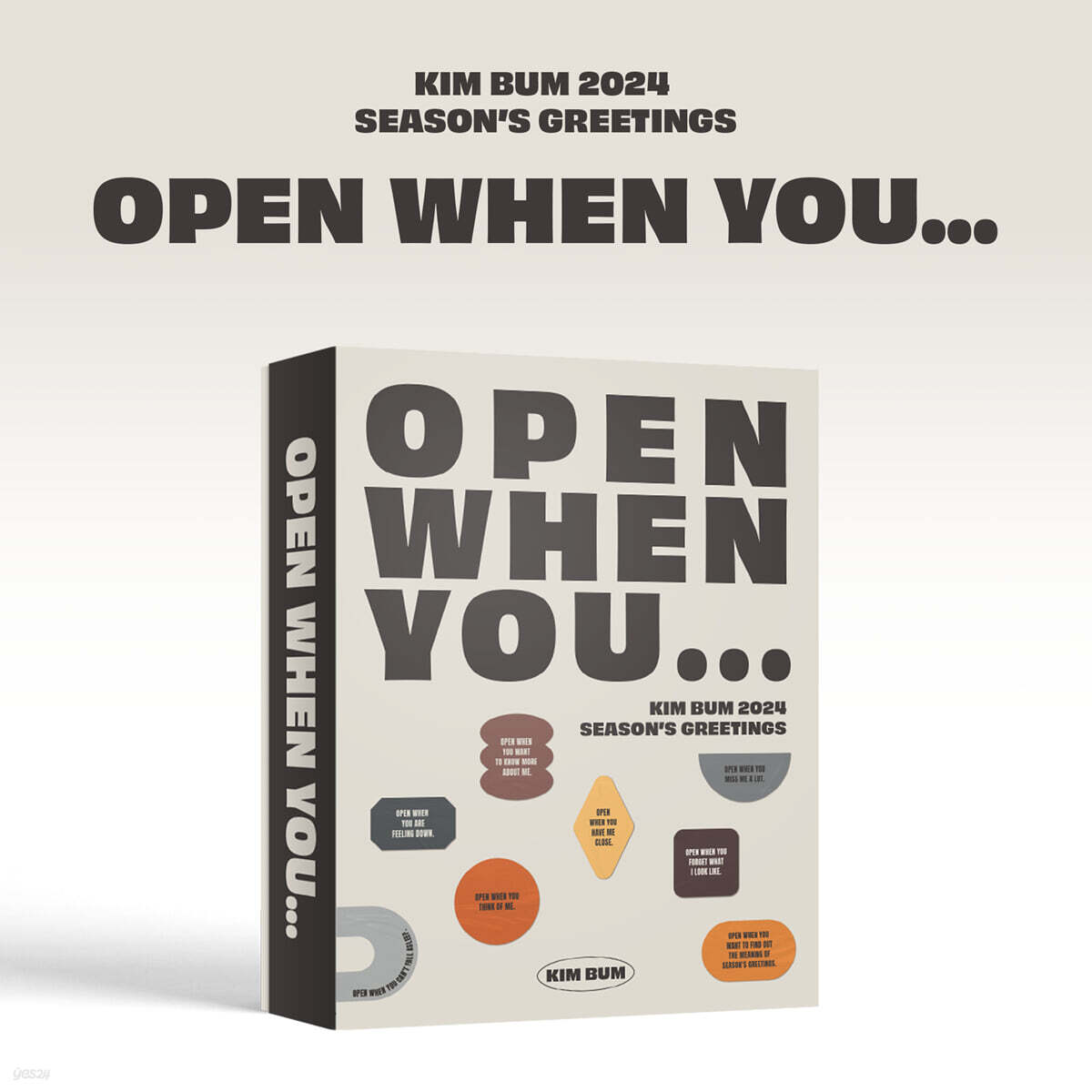 

Kim Beom (KIM BUM) 2024 SEASON S GREETINGS [OPEN WHEN YOU...]