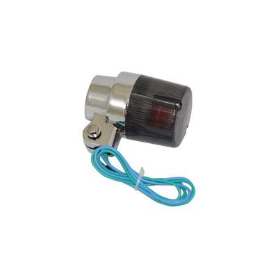 MADMAX Universal Round European Turn Signal, Smoke, 1 Piece