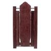 ORTEGA OWFS-1WR Guitar Footrest, Wooden Birch, 5-Level Adjustable, with Guitar Head Design, Wine Red
