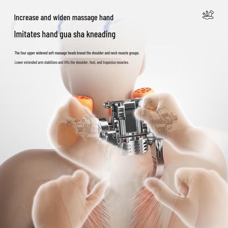 Aux Kneading Massage Cushion for Neck, Shoulder & Back