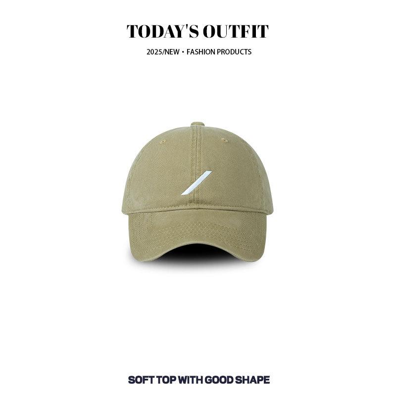 New Baseball Cap Slash Casual Baseball Cap Spring and Summer Simple Face Showing Small Sun Protection Baseball Cap Sun Protection Hat