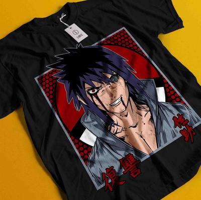 Sasuke Shirt Naruto T-Shirt Jiraya Itachi Uchiha T-Shirt Madara Kakashi Anime T-Shirt