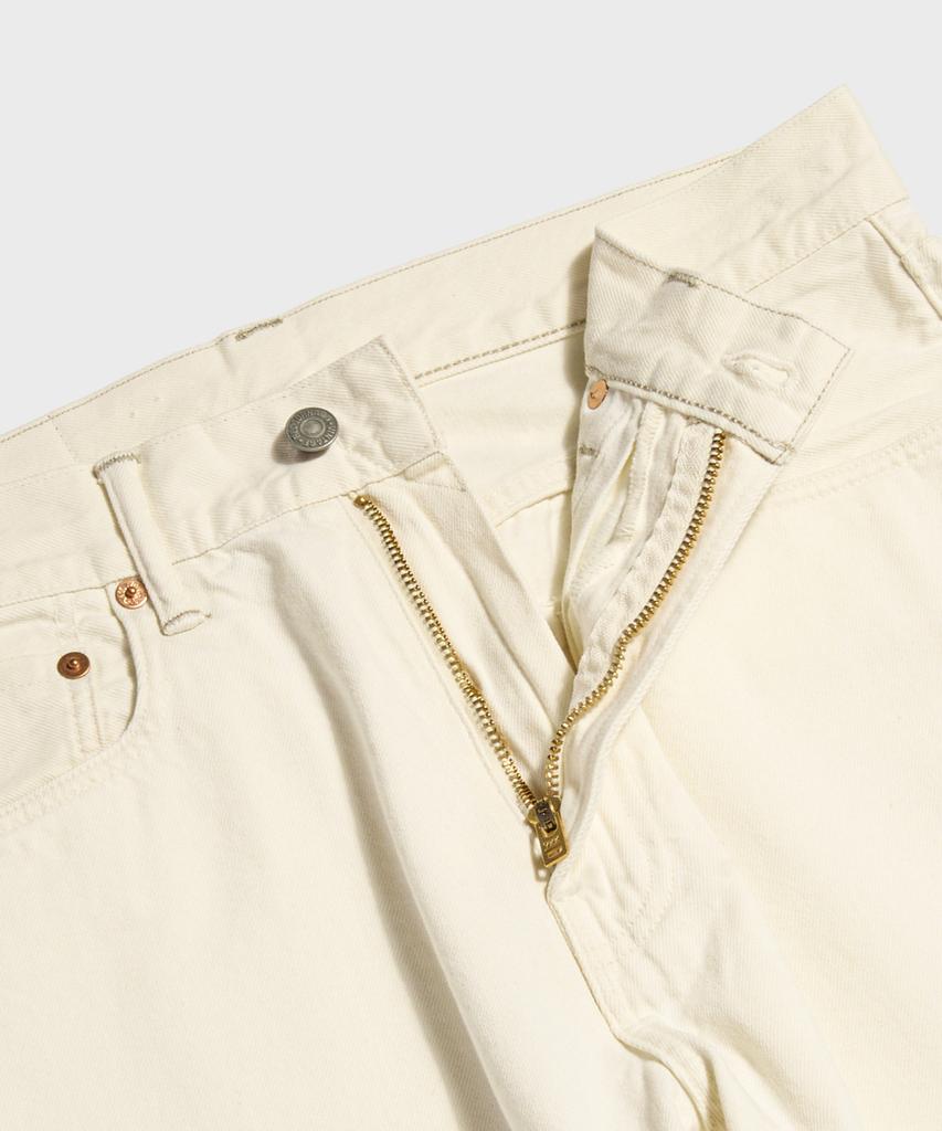 Ledeutoneido 1955 Heritage Selvedge Denim Jeans Ecru