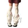 Adorable Puppy Leg Warmers Comfortable Acrylic Socks Nonslip Design for House Use Stylish Casual Wear Winter Accessories