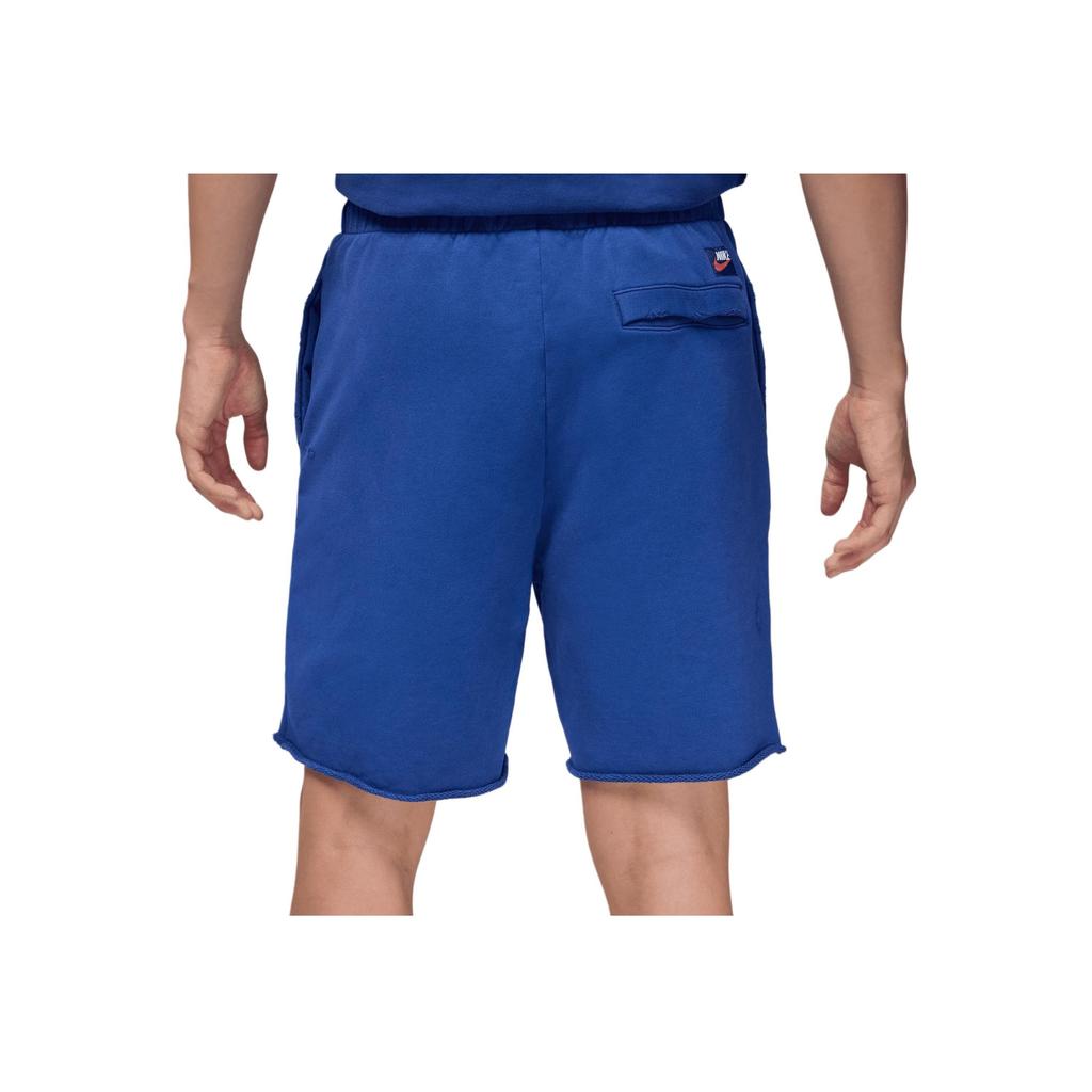 Jordan Air SS25 Rare French Terry Shorts Fashionable Versatile Breathable Drawstring Casual Shorts Men Shorts Deep-Royal-Blue Sail-Blue IF1411-470