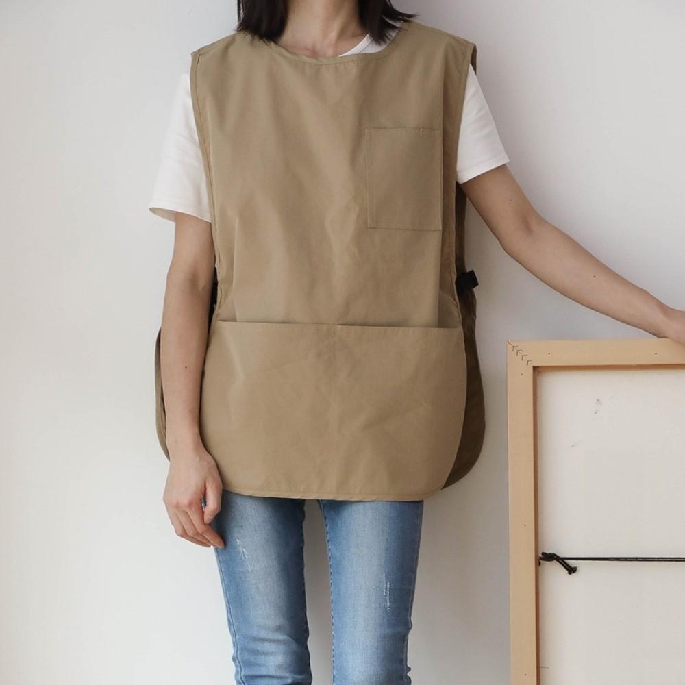 Japanese Waterproof Work Clothes Catering Workwear Salon Barber Cape  Men and Women